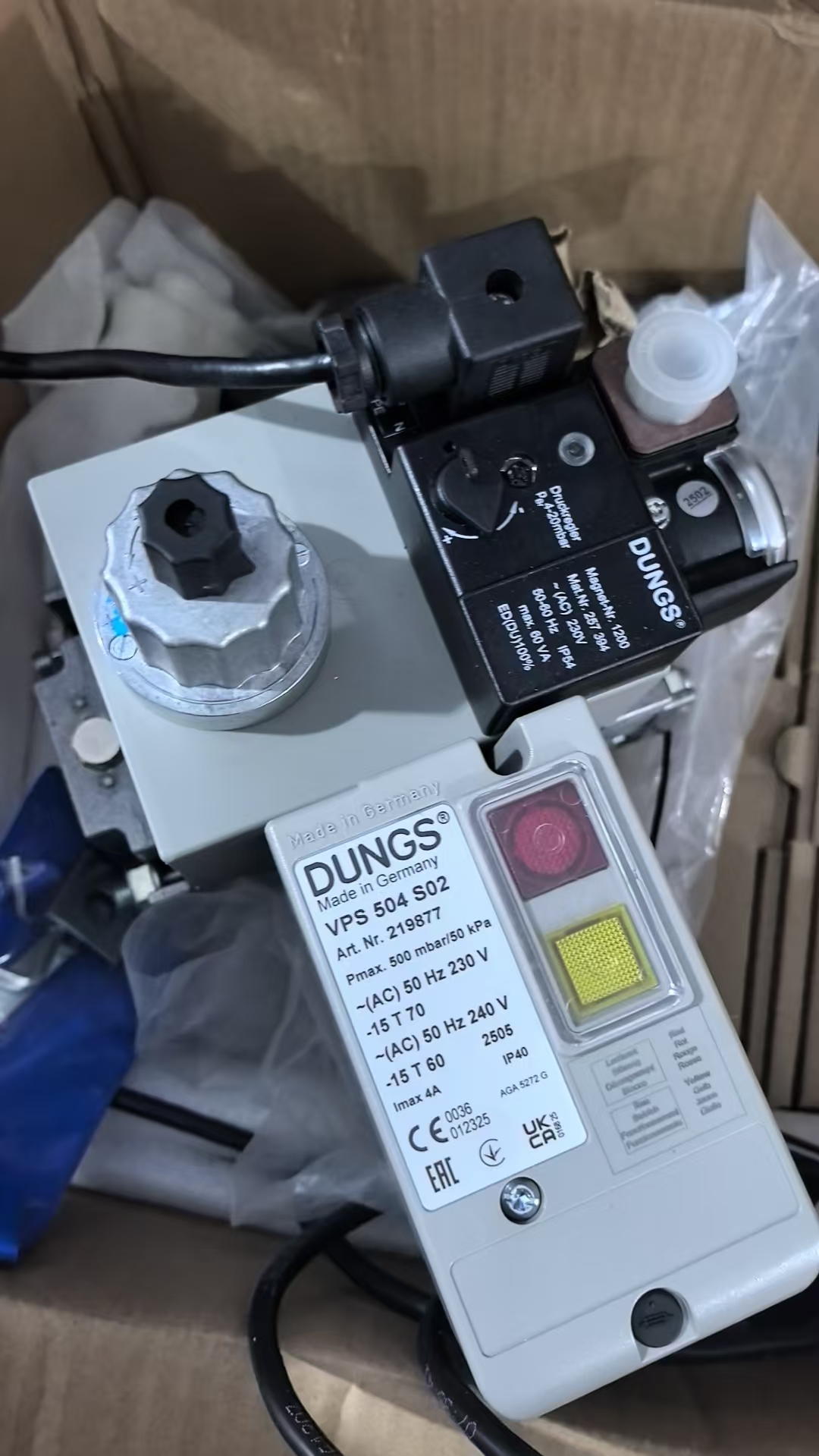 VPS504S02，原装进口冬斯dungs/燃气检漏装置